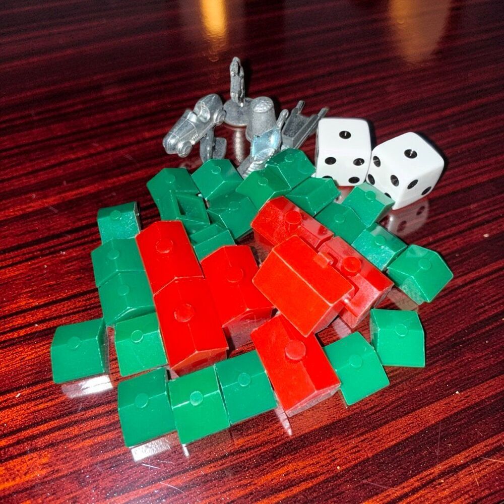 Vintage 70’s 80’s Original Monopoly Replacement Pieces Pewter Tokens